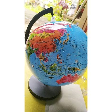 Jual Mainan World Globe Tiup Balon Udara Peta Bola Dunia Bumi Earth