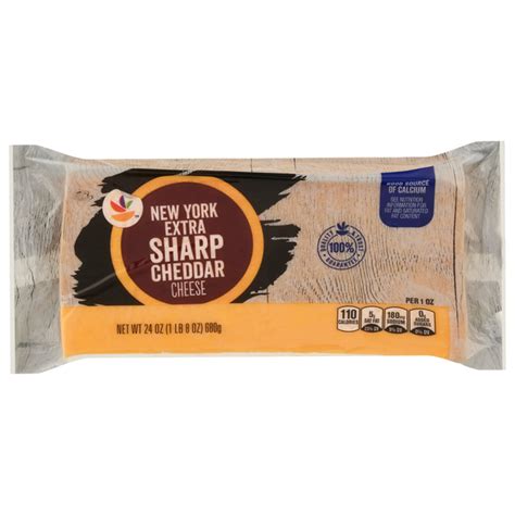 Save On Stop Shop New York Extra Sharp Yellow Cheddar Cheese Block