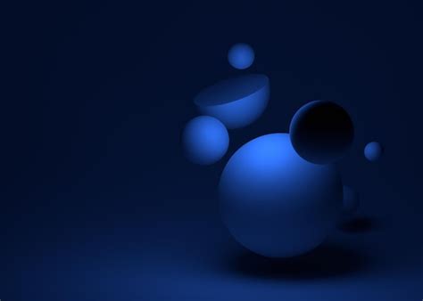 Premium Photo Abstract 3d Render Of Spheres