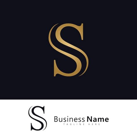 Vector de logotipo de letra S Diseño de logotipo de letra S elegante