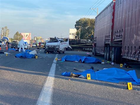 Accidente en la carretera León Silao deja 7 muertos