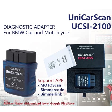 Jual UniCarScan UCSI-2100 Diagnostic Adapter Support Android IOS ...