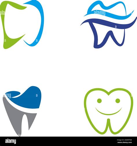 Teeth Icon Symbol Logo Design Vector Template Stock Vector Image And Art