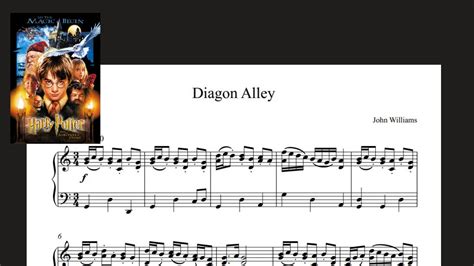 Diagon Alley John Williams Piano Sheet Music From Harry Potter And