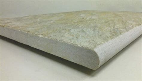 Quartz Bullnose Product Pool Coping Tiles Non Slip Stone Tiles For