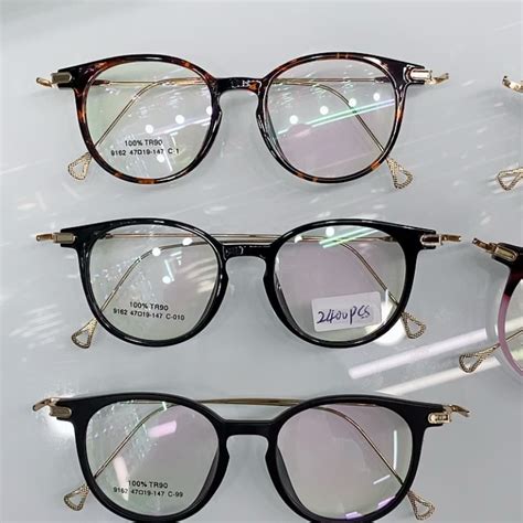 Tr90 Metal Mixed Glasses Frames Men Retro Round Prescription Glasses