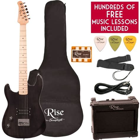 Rise By Sawtooth Left Handed 34 Size Beginners Electric Guitar With