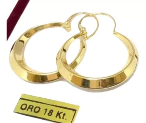 Aros Criollos Oro K Mm Grs Estuche Garant A Promo