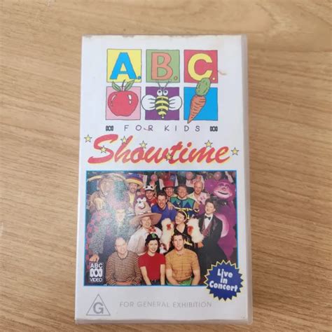 ABC FOR KIDS VHS Live Concert SHOWTIME 1998 Australia TV Video £12.37 - PicClick UK