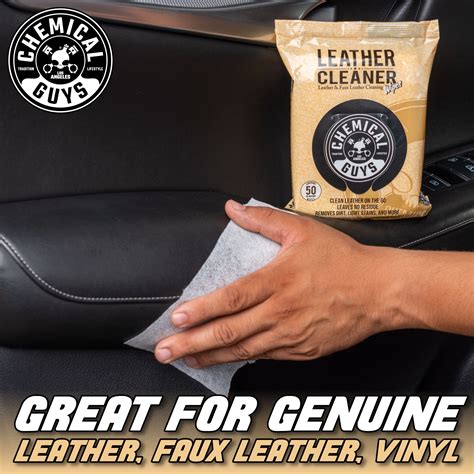 Leather Cleaner Car Cleaning Wipes For Leather Vinyl And Faux Leather Chemical Guys