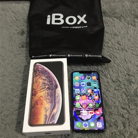 Jual Iphone XS MAX 256GB Gold Second Resmi Ibox Shopee Indonesia