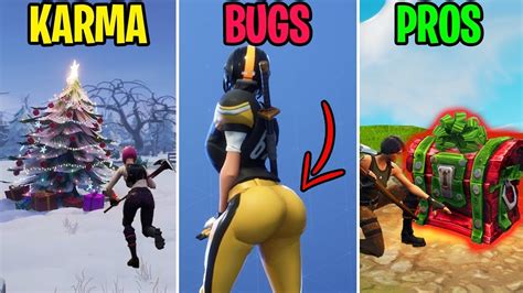 New BOOTY Bug KARMA Vs BUGS Vs PROS Fortnite Funny Moments YouTube