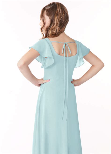 Sea Glass Azazie Bondi Jbd Junior Bridesmaid Dresses Azazie