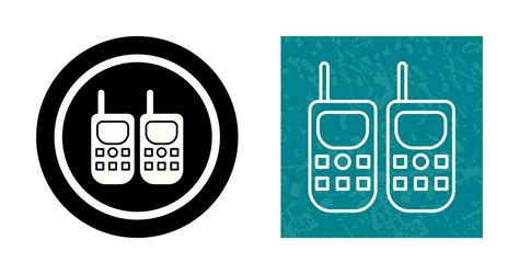 Walkie Talkie Vector Icon Vector Art At Vecteezy