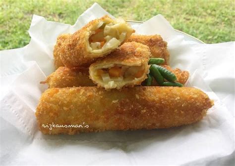 Resep Risoles Isi Sayuran Kentang Wortel Oleh Rizka Usman Cookpad