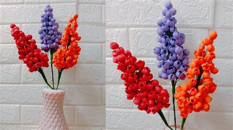 How To Make Flowers Foam Flowers DIY Cara Mudah Membuat Bunga Dari