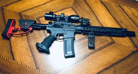 Custom M4 build finally complete : r/airsoft