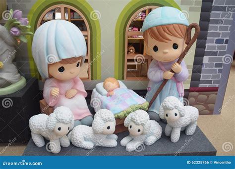 Precious Moments Figure Jesus Nativity Editorial Photo Image Of