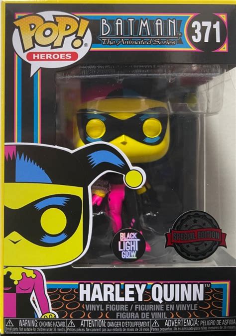 Funko Pop Heros Batman Harley Quinn 369 Blacklight Hobbies