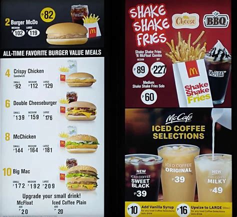 Mcdonalds Menu Philippines 2024 Rheta Natasha