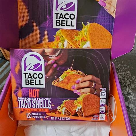 Taco Bell Hot Crunchy Seasoned Flavor Taco Shells 12 Ct 44 Off