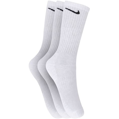 Kit De Meias Cano Alto Nike Everyday Cushioned Crew Pares