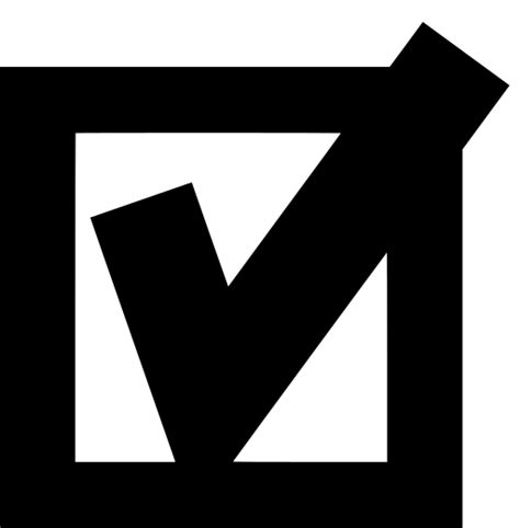 svg tick choice answer checkbox  svg image icon svg silh