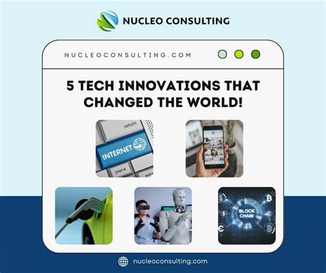 5 Tech Innovations That Changed The World - Nucleo Consulting