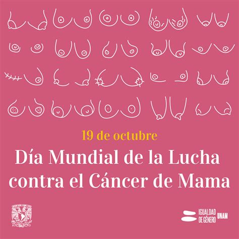 19 de octubre Día Mundial de la lucha contra el Cáncer de Mama