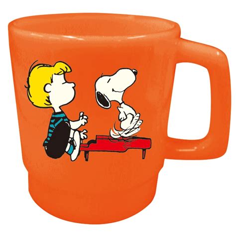 【楽天市場】peanuts プラマグ 230ml スヌーピー シュローダー オレンジ スヌーピーマグカップ コーヒーマグカップ マグカップ