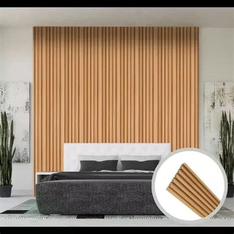 Lambrin Premium Decorativo Wpc Tipo Madera Para Muro 1 7m2 Cuotas Sin