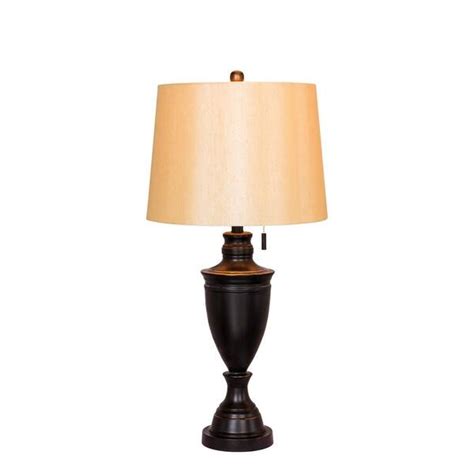 Fangio Lighting In Classic Urn Bronze Metal Table Lamp W Bz