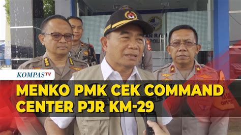 Pantau Lalin Libur Nataru Menko Pmk Cek Command Center Pjr Korlantas