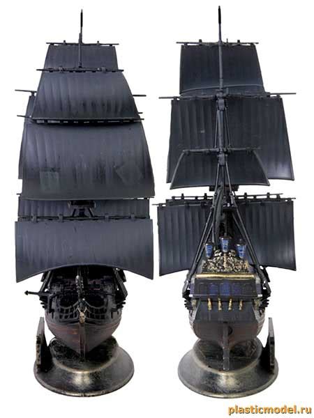 6513 Звезда Zvezda 1 350 Black Pearl Captain Jack Sparrow ship