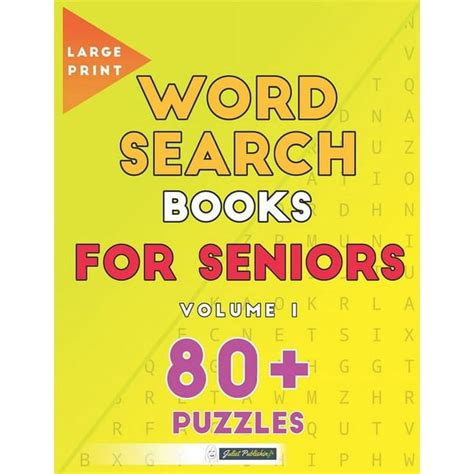 Word Search Books For Seniors Large Print Word Search Books For Seniors 80 Gentle Brain