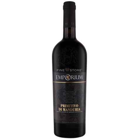 Emporium Primitivo Di Manduria Doc L Vin Finestore