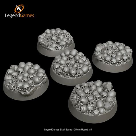 Legendgames Skull Base Collection 3d Printable Cgtrader