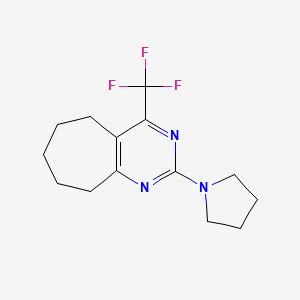 Buy 2 1 Pyrrolidinyl 4 Trifluoromethyl 6 7 8 9 Tetrahydro 5H