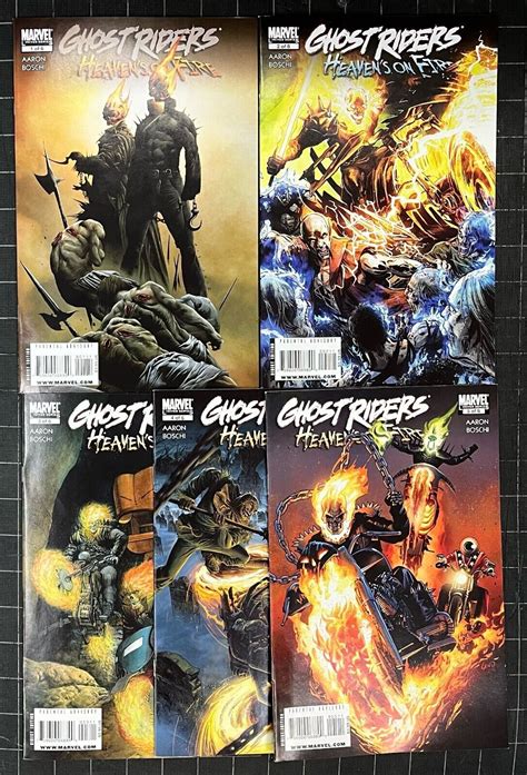 Ghost Riders Heaven S On Fire 2009 S 1 2 3 4 5 Near Complete Nm Lot