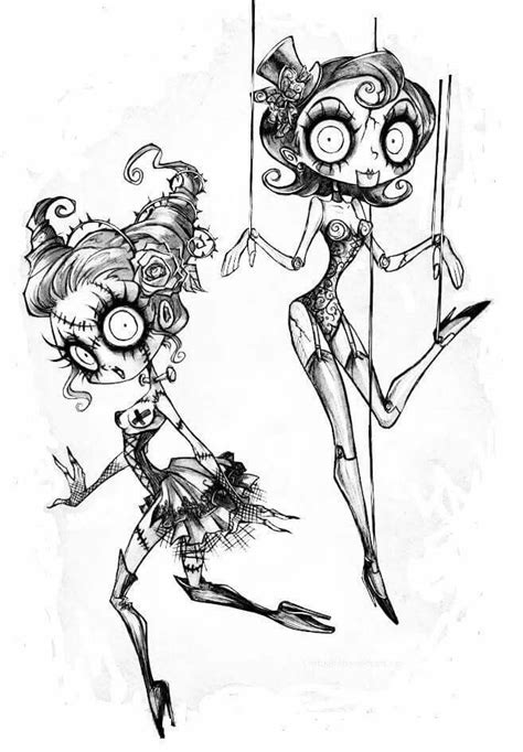 Tim Burton Creepy Art