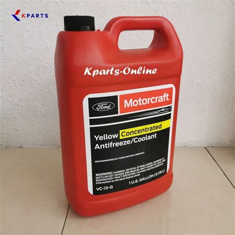 FORD MOTORCRAFT GENUINE PARTS YELLOW CONCENTRATED ANTIFREEZE