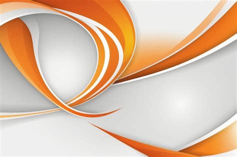 Premium AI Image Orange White Abstracts Background