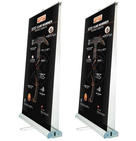 Double Sided Pull Up Banners Urgent Pull Up Banner Retractable