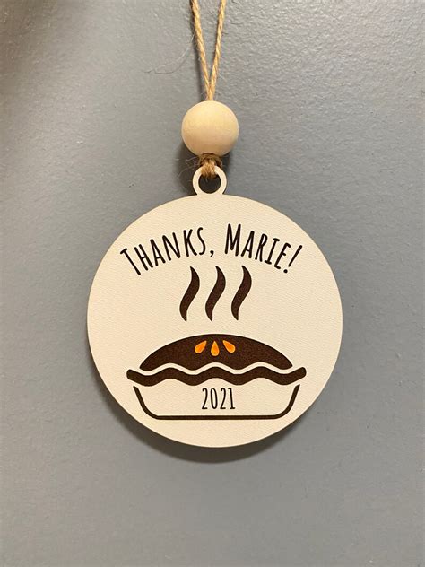 Thanks Marie Calendar 2021 Burnt Pie Christmas Ornament Etsy Ireland