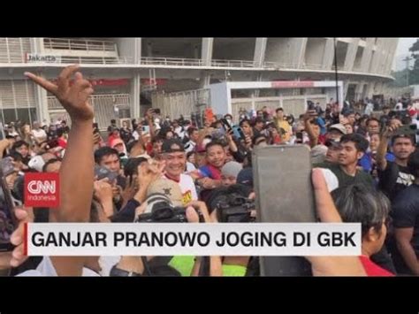 Ganjar Pranowo Joging Di Gbk Youtube