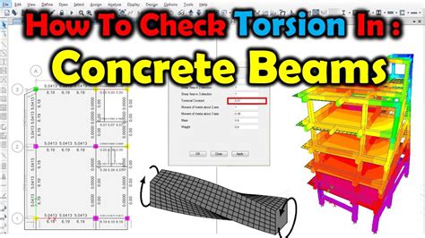 How To Check Torsion In Beams And What Is The Solution Youtube