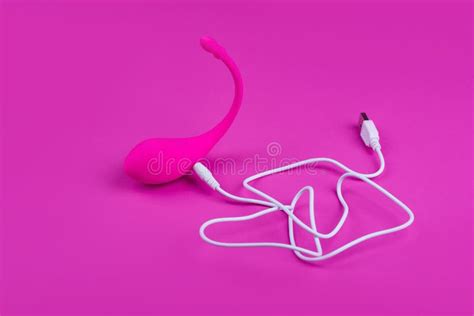 Pink Vibrator On A Woman`s Body Stock Image Image Of Artificial Fantasy 101353055