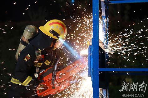 “夜间救援”实战训练 资讯 新湖南