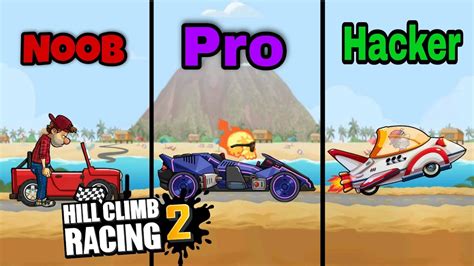 Hill Climb Racing 2 Noob Vs Pro Vs Hacker World Records Youtube