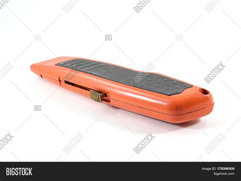 Orange Box Cutter Image Photo Free Trial Bigstock